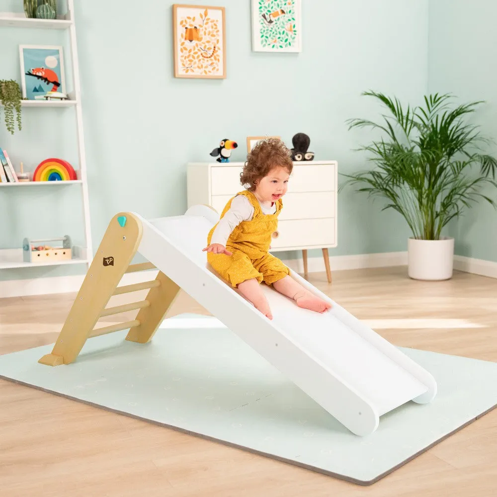 Active-Tots Pikler Style Folding Wooden Slide