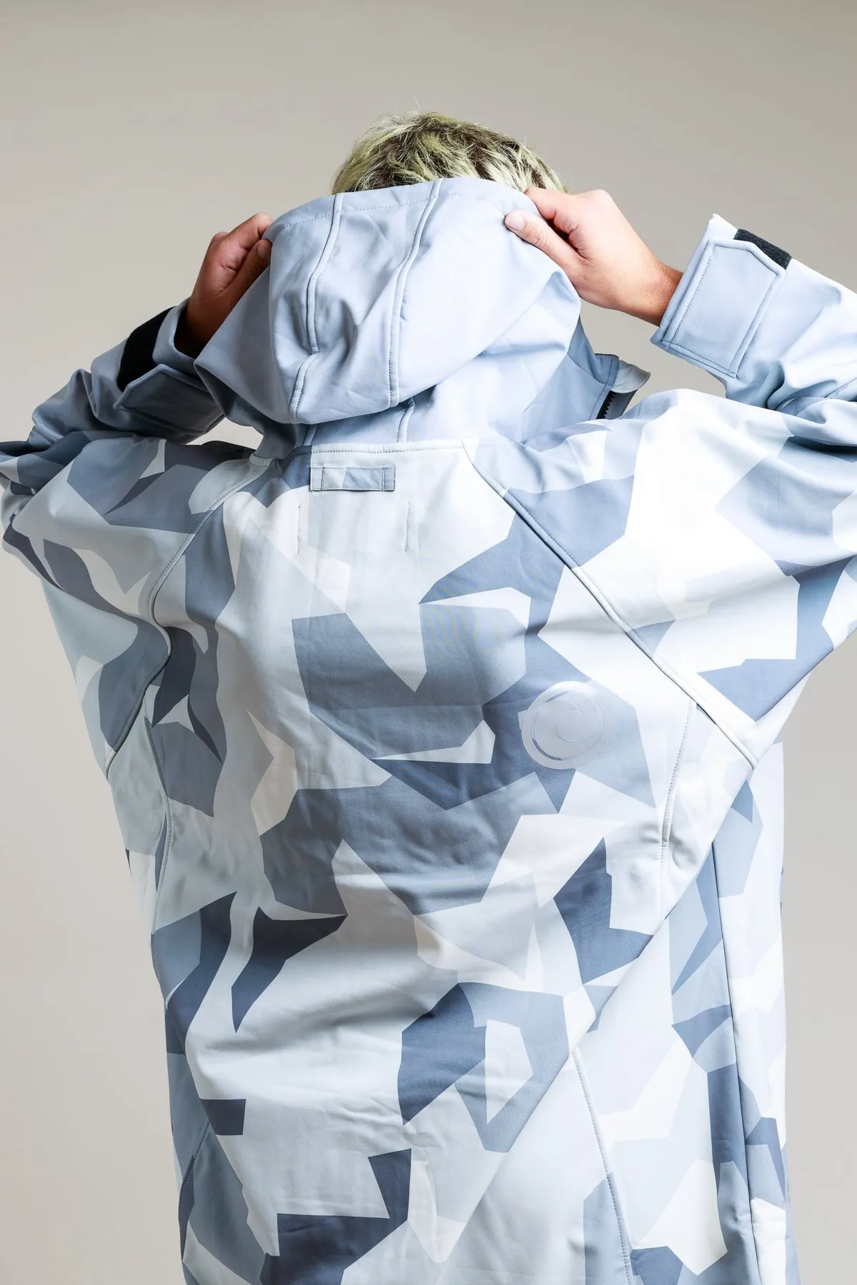 Adults Soft Shell Robe - Arctic Camo