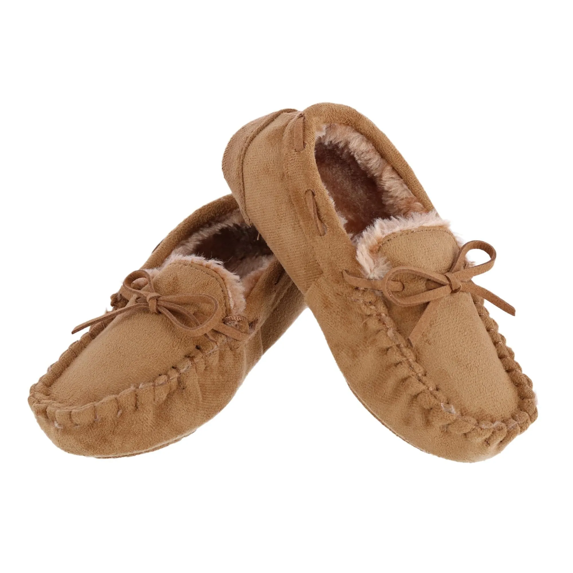 Beverly Hills Polo Club Girl's Slip On Moccasin Slippers