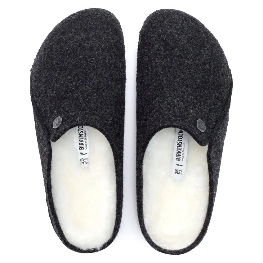 Birkenstock Zermatt Shearling Slipper Anthracite Men's