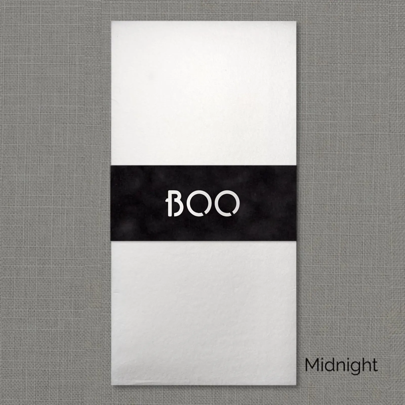 Boo Velvet Napkin Wrap