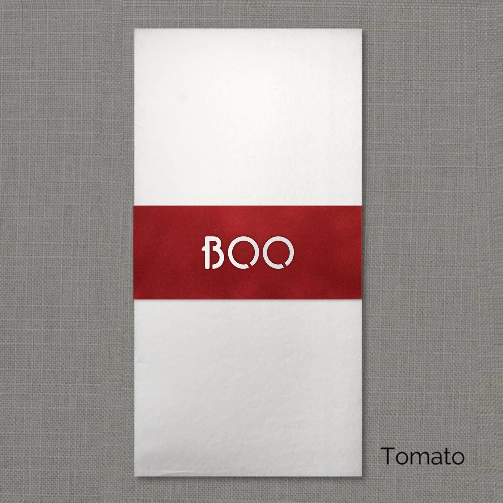 Boo Velvet Napkin Wrap