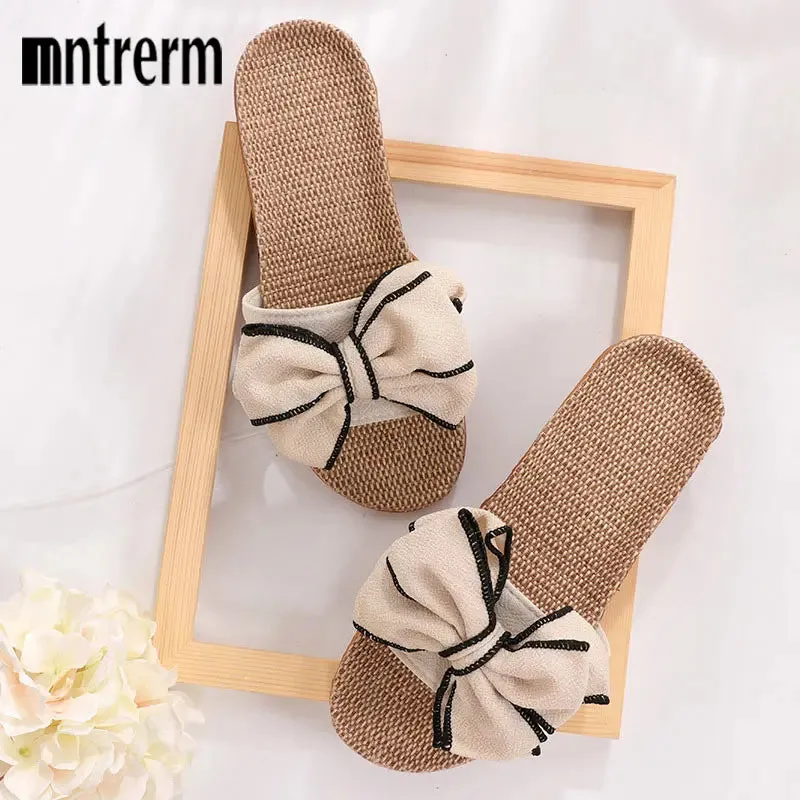 Bow-Knot Soft Indoor Flats Slipper