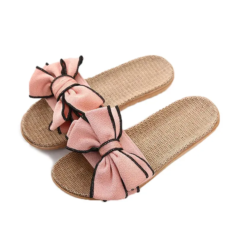 Bow-Knot Soft Indoor Flats Slipper