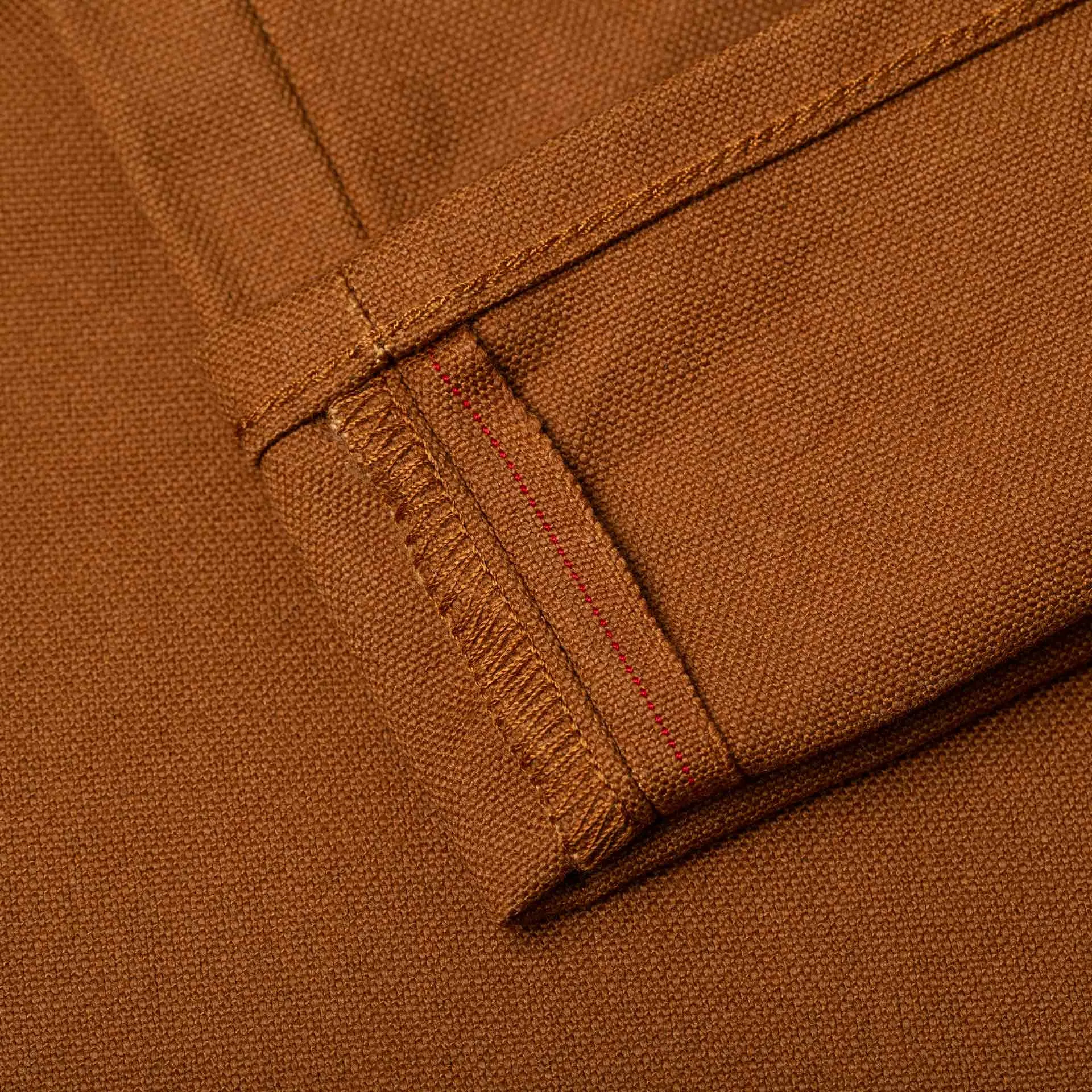 BP-06 SCOUT PANTS 9 oz. brown selvedge duck canvas