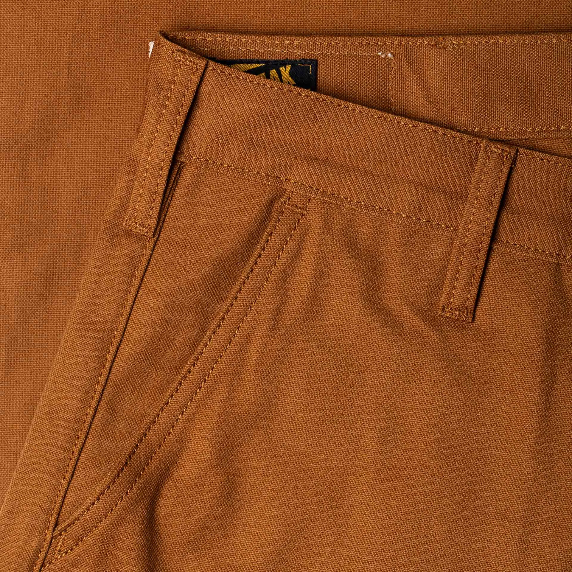 BP-06 SCOUT PANTS 9 oz. brown selvedge duck canvas