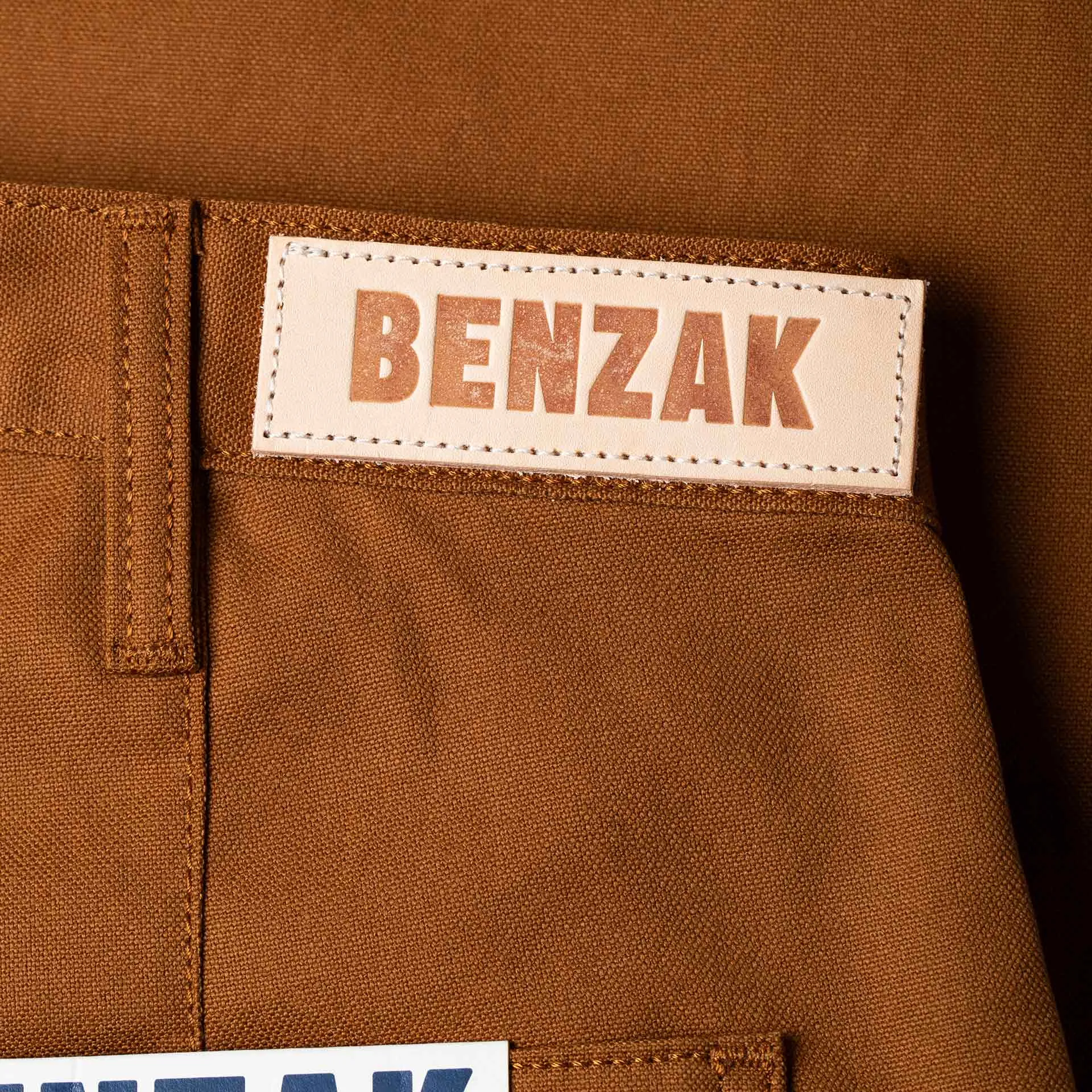 BP-06 SCOUT PANTS 9 oz. brown selvedge duck canvas