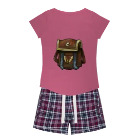 Brown Bag Women's Sleepy Tee and Flannel Short