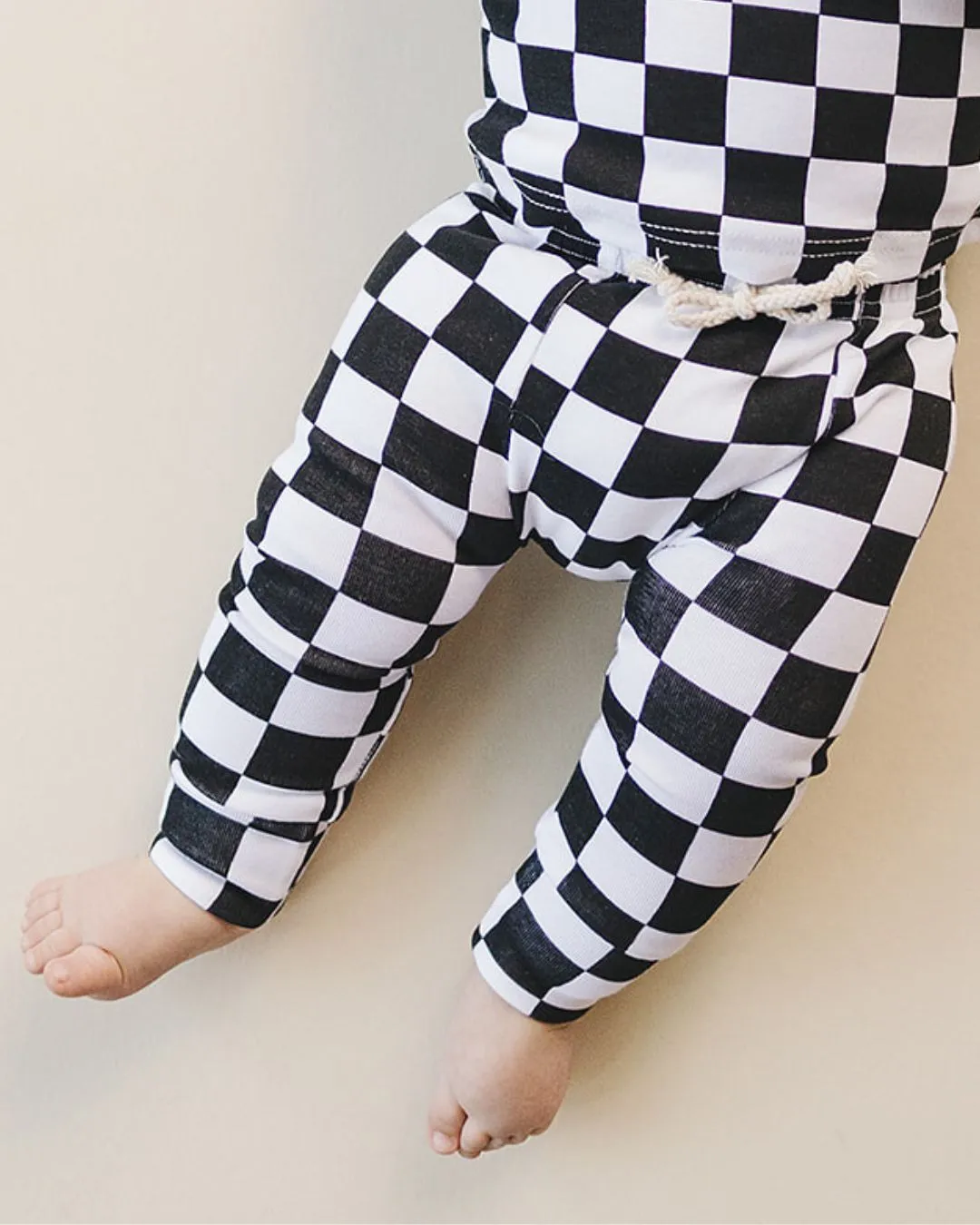 Checkered Smiley Lounge Set | Black EXCLUDED FROM BF