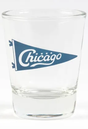 Chicago Pennant Shot Glass