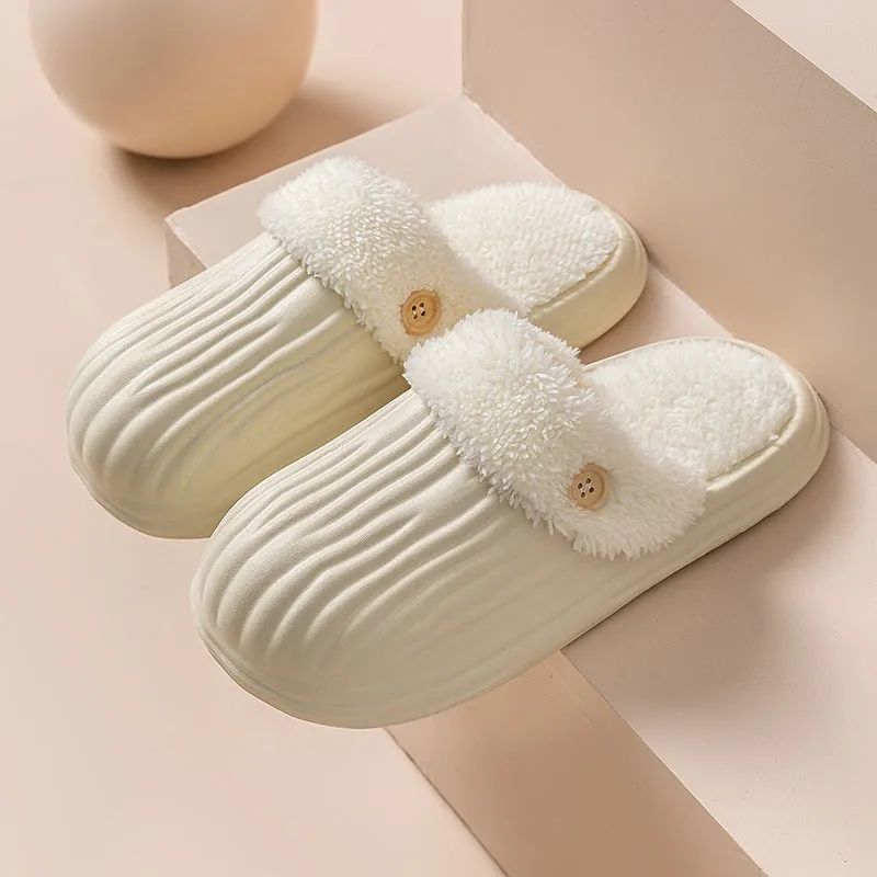 CozySwap:  Indoor-Outdoor Slippers with Detachable Fur