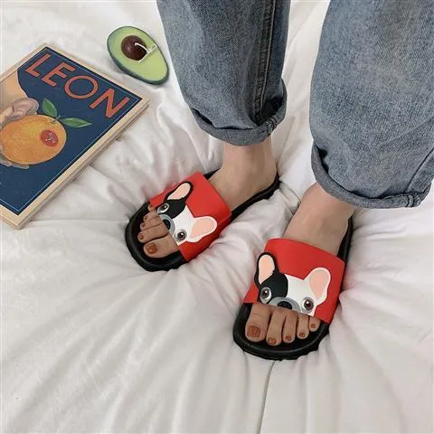 Cute Cartoon Dog Novelty Slippers