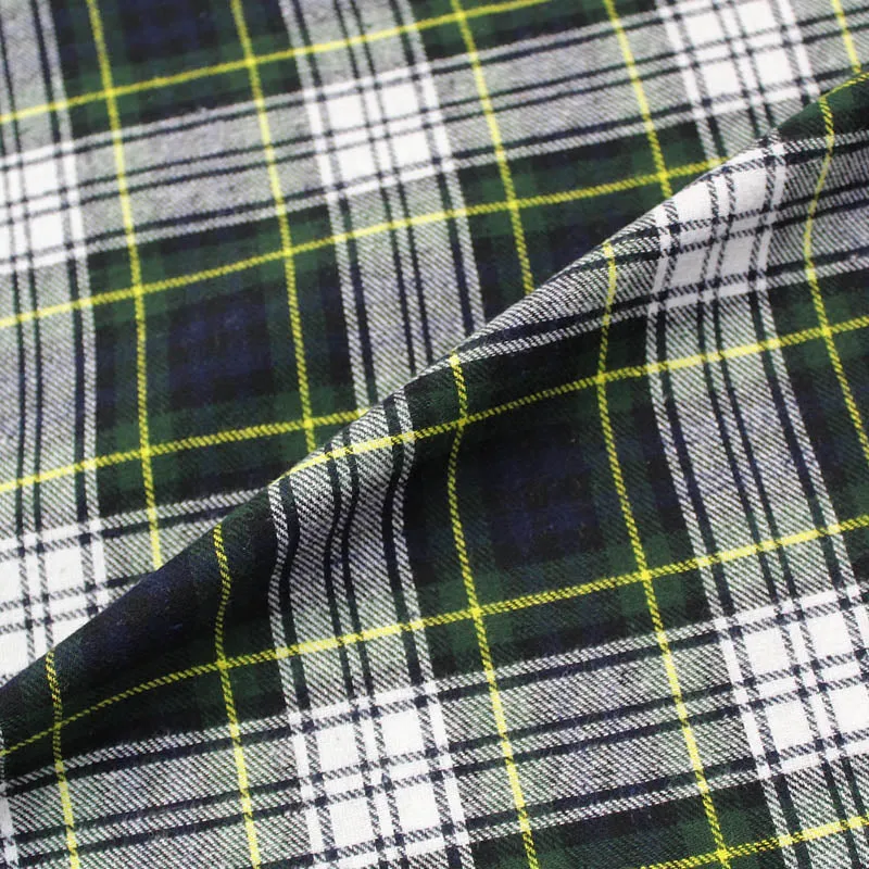 Dressmaking Brushed Cotton Check - Lupin