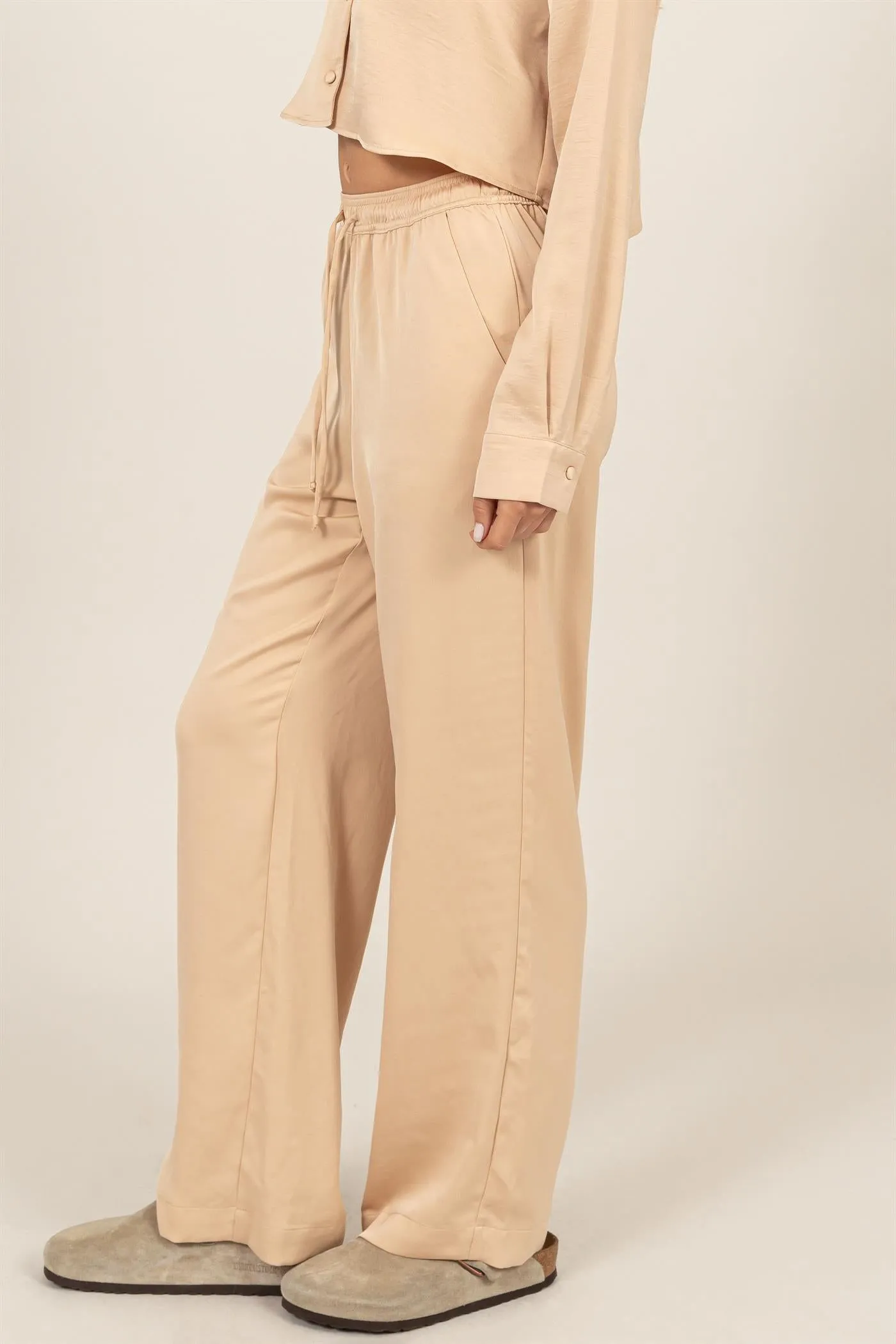 DZ24F305-RELAXED DRAWSTRING WAIST PANTS