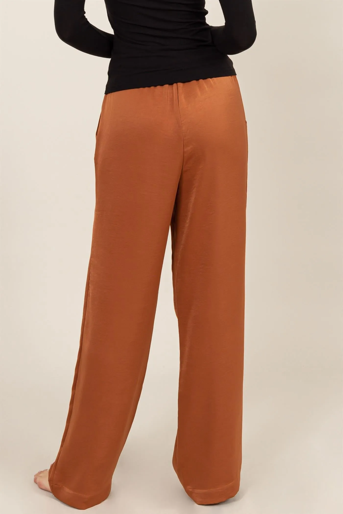 DZ24F305-RELAXED DRAWSTRING WAIST PANTS