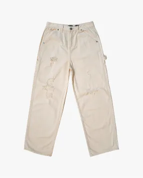 EPTM VINTAGE CARPENTER PANTS - CREAM