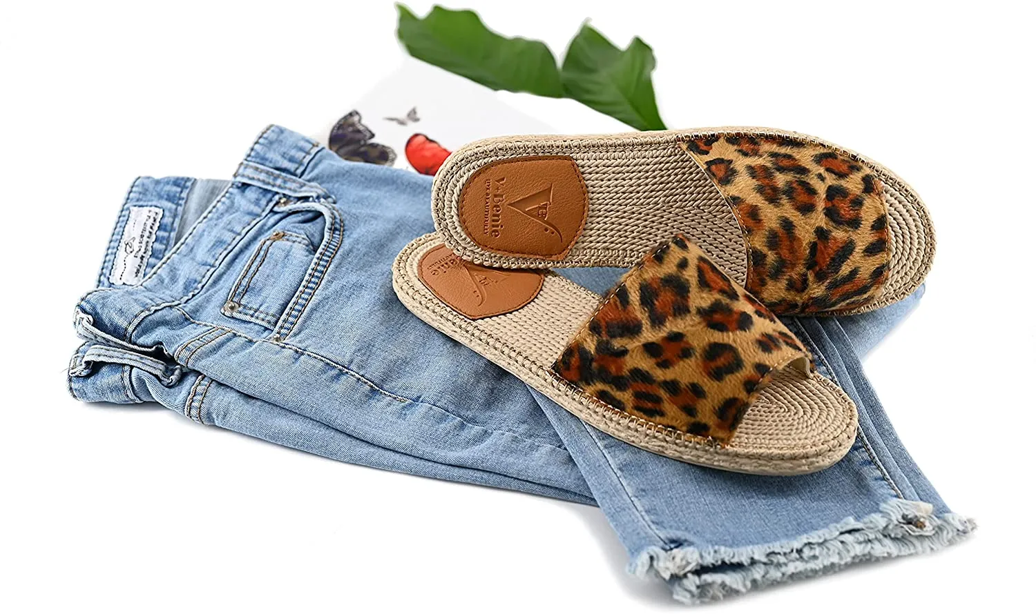 Espadrille Brown Leopard Indoor Outdoor Sandal