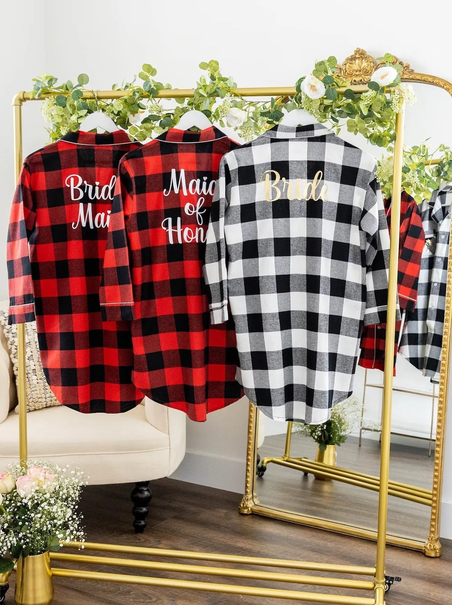 Flannel Sleepshirt | Custom Sleep Shirt