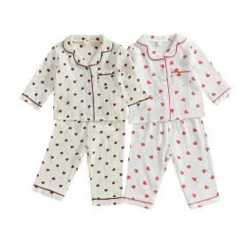 HEARTS Muslin Pyjamas