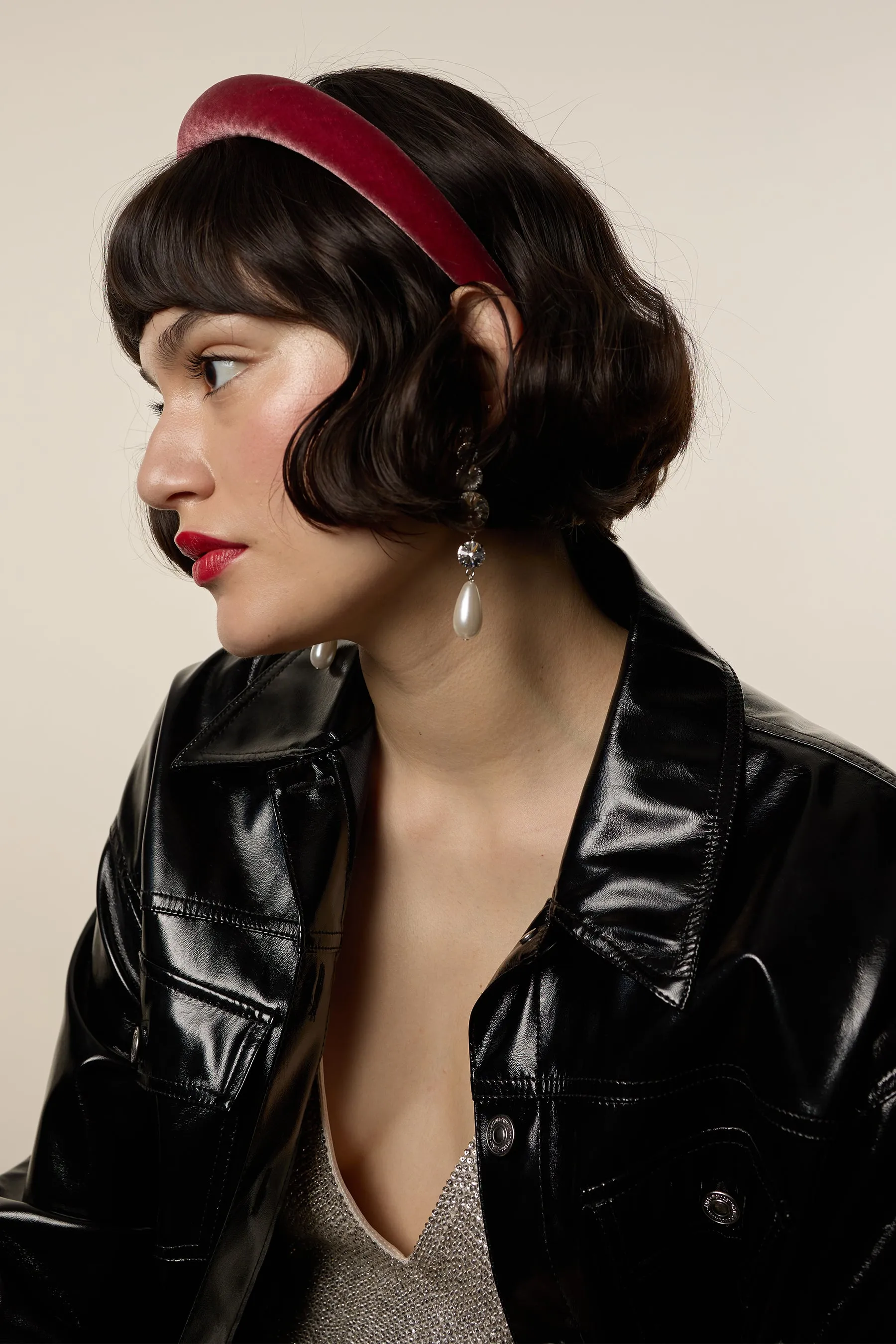 Heloise Velvet Padded Headband