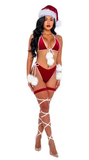 Holiday Spirit Santa Bikini Set