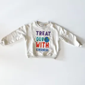 *IMPERFECT* TREAT OUR WORLD WITH KINDNESS | Kids PULLOVER