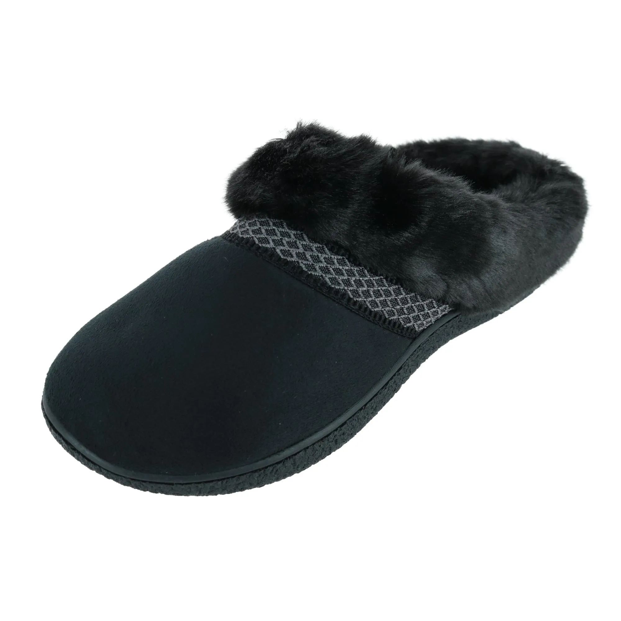 Isotoner Women's Microsuede Mallory Hoodback Slipper