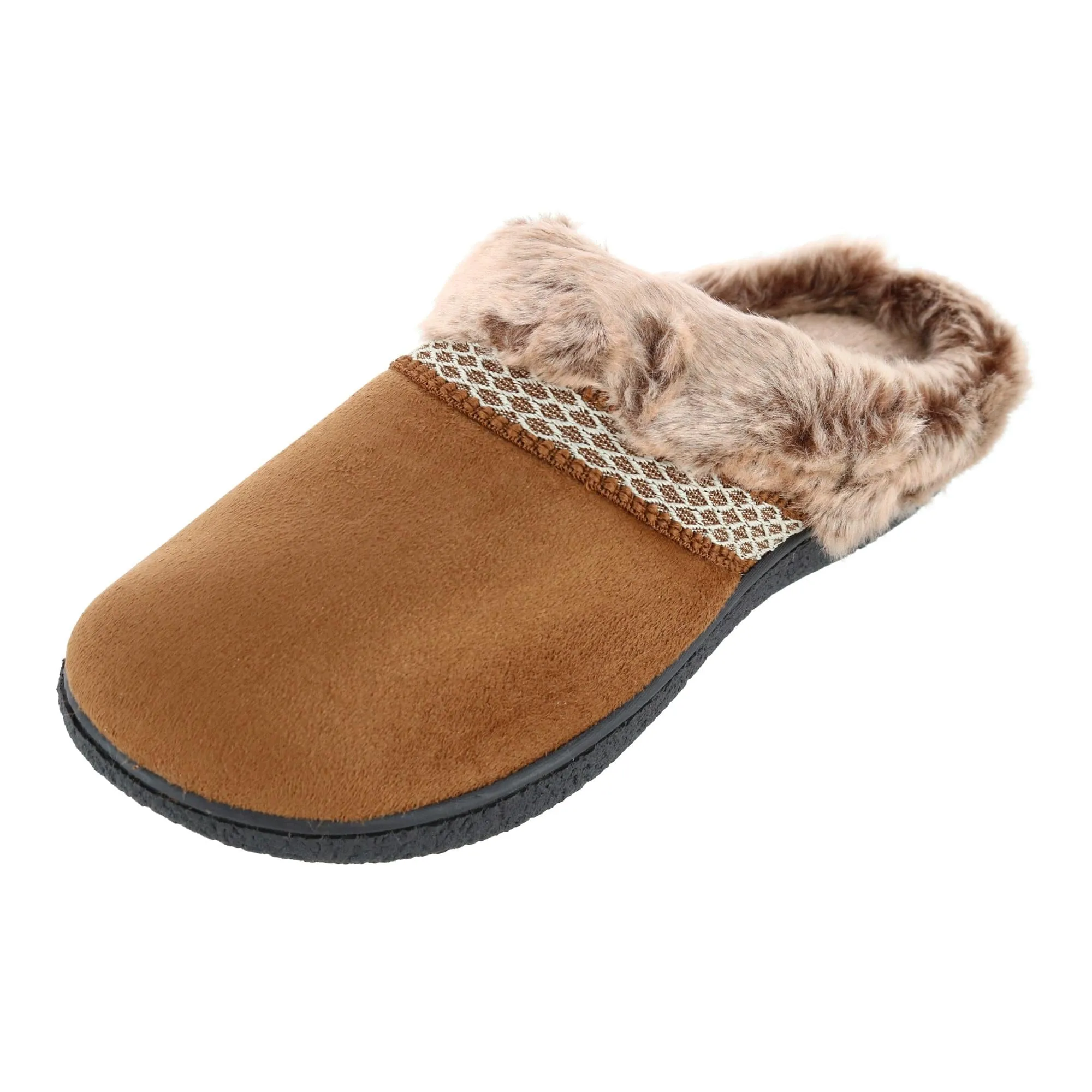 Isotoner Women's Microsuede Mallory Hoodback Slipper