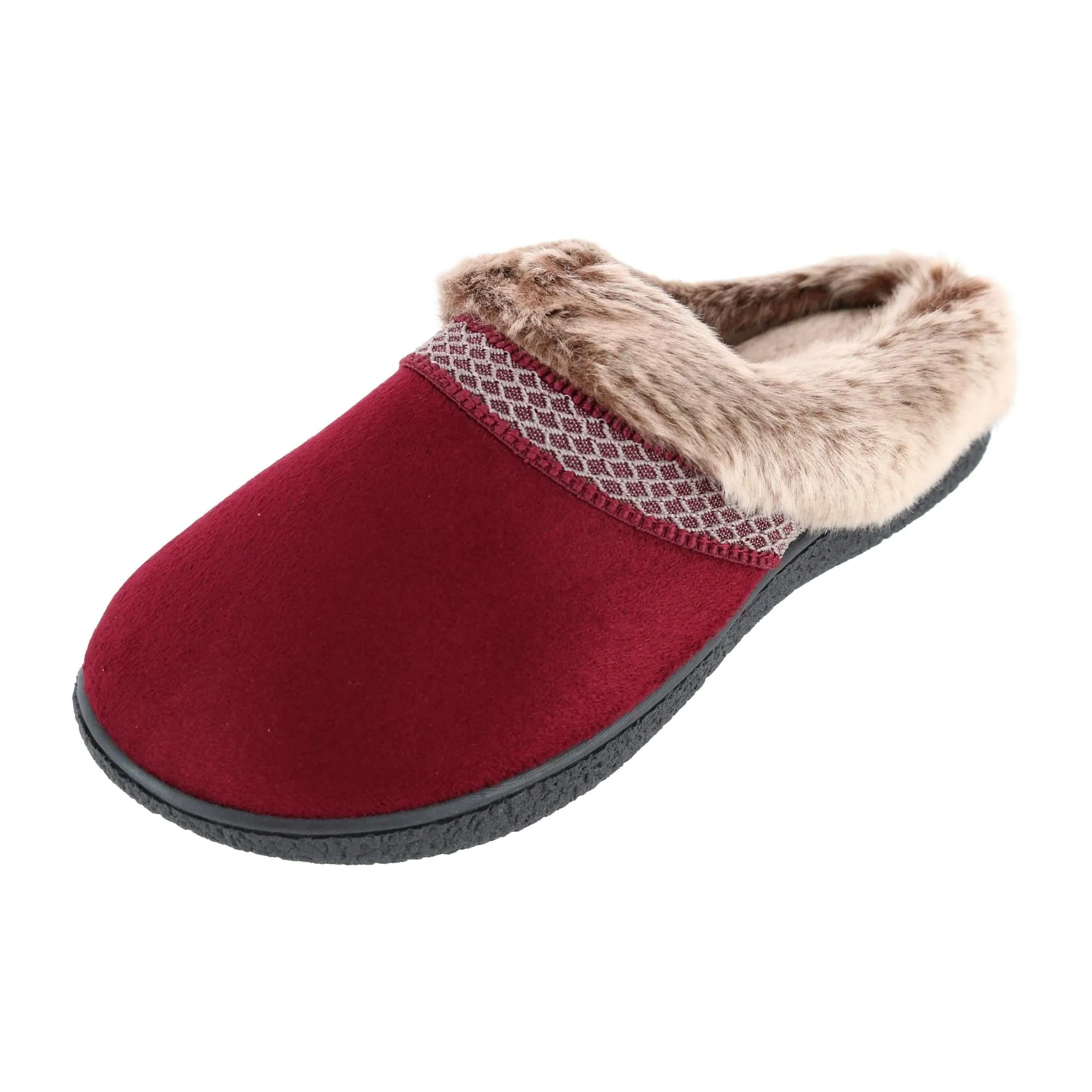 Isotoner Women's Microsuede Mallory Hoodback Slipper