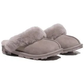 Kirkland Signature Women's Shearling Slippers Beige