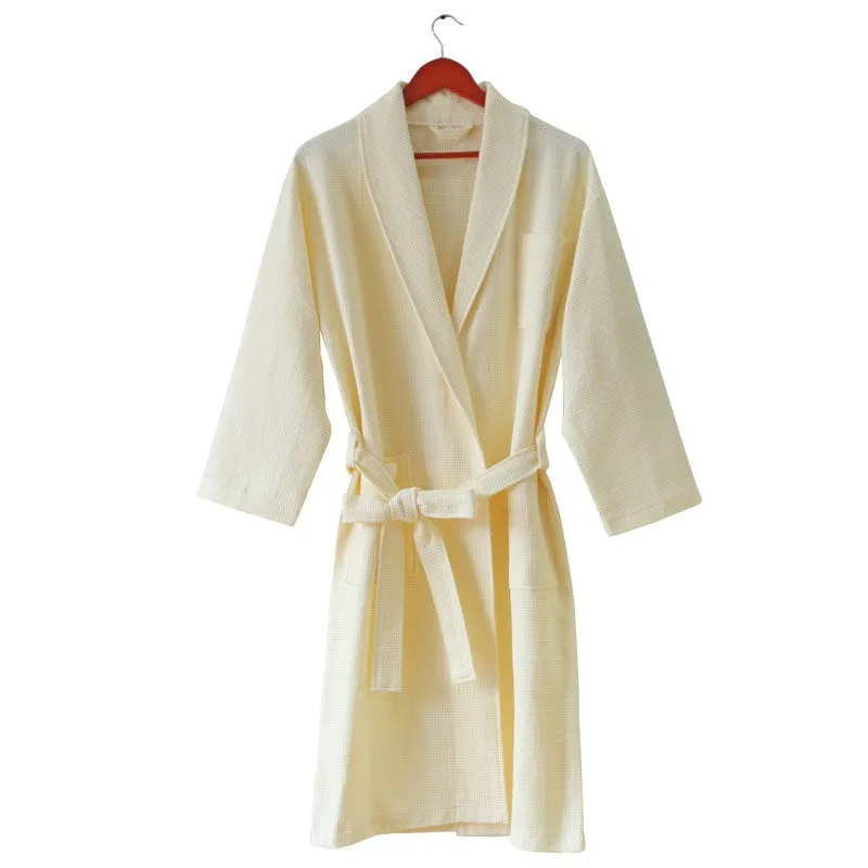 Personalized Waffled Unisex Bathrobe