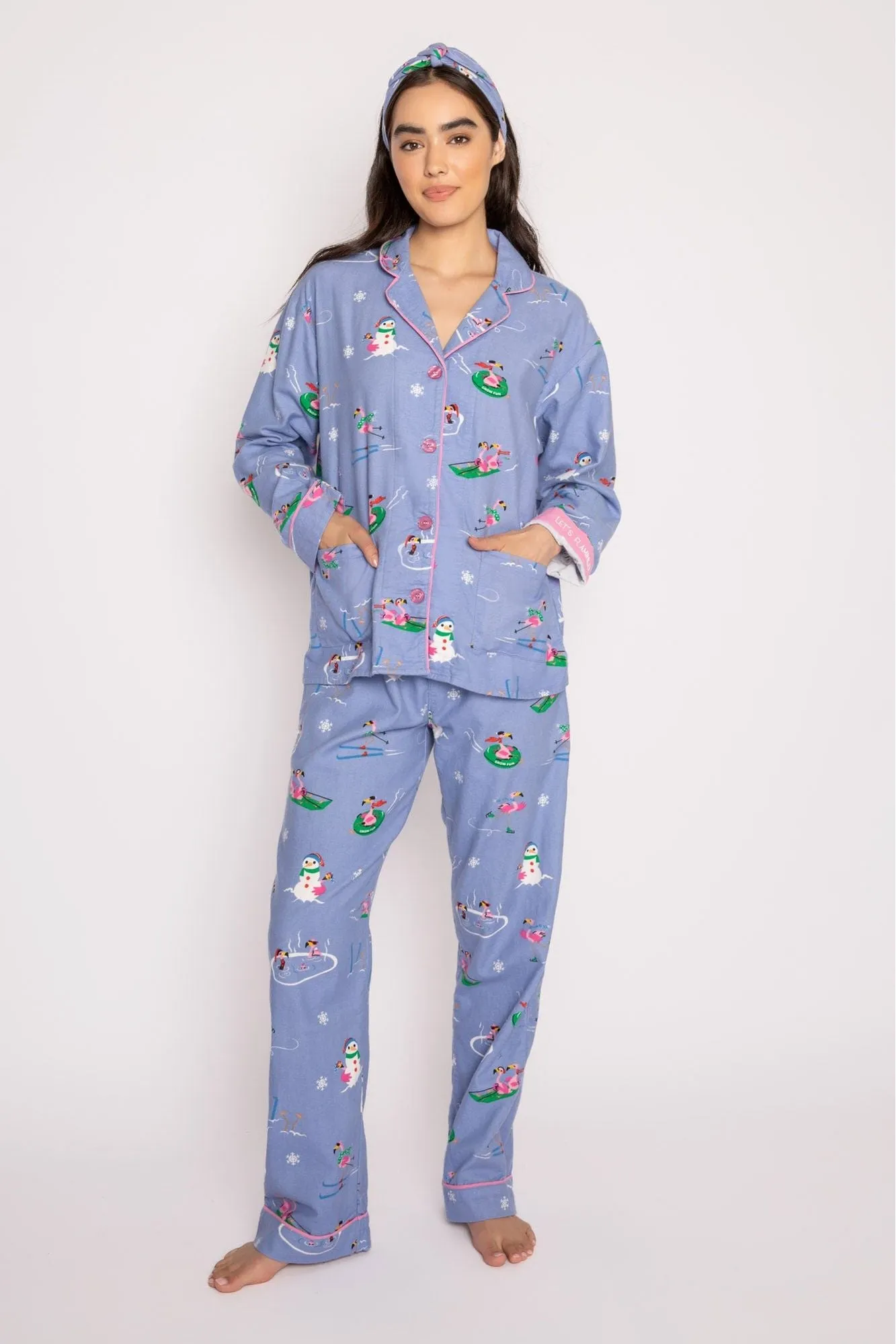 PJ Salvage Flannel PJ Set - Style RKFLPJ, Multiple Prints