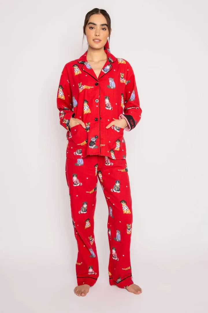 PJ Salvage Flannel PJ Set