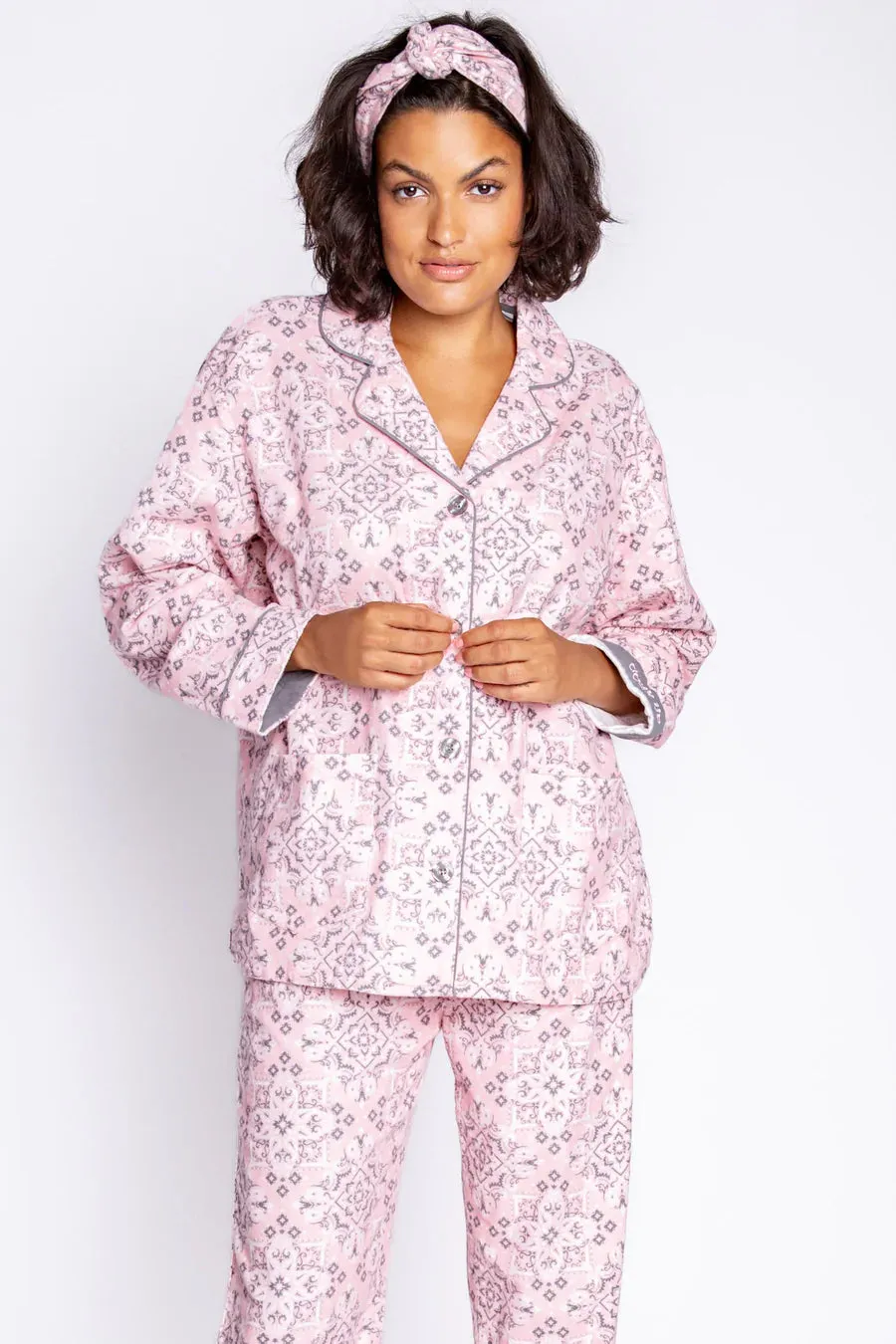 PJ Salvage Flannel PJ Set