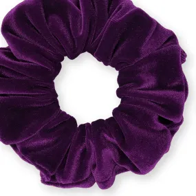 Plush Velvet Scrunchie Available in 3 Sizes Made in the USA Plum