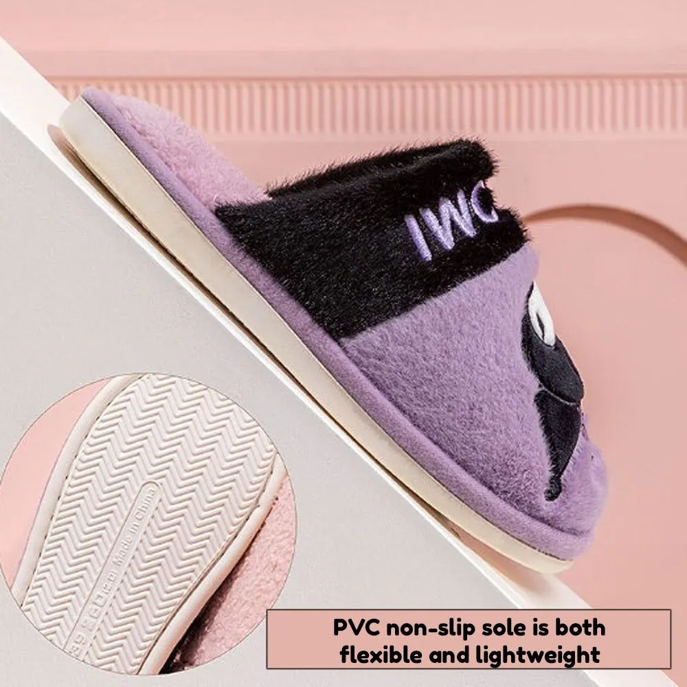 Pochacco Two Tone Fur Slippers