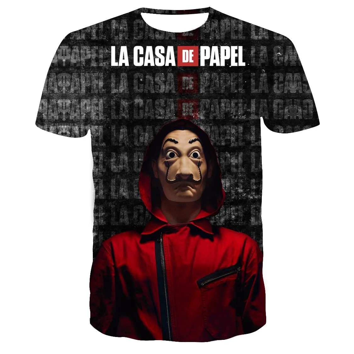 PRINTED T-SHIRT MONEY HEIST (VARIANTS AVAILABLE)