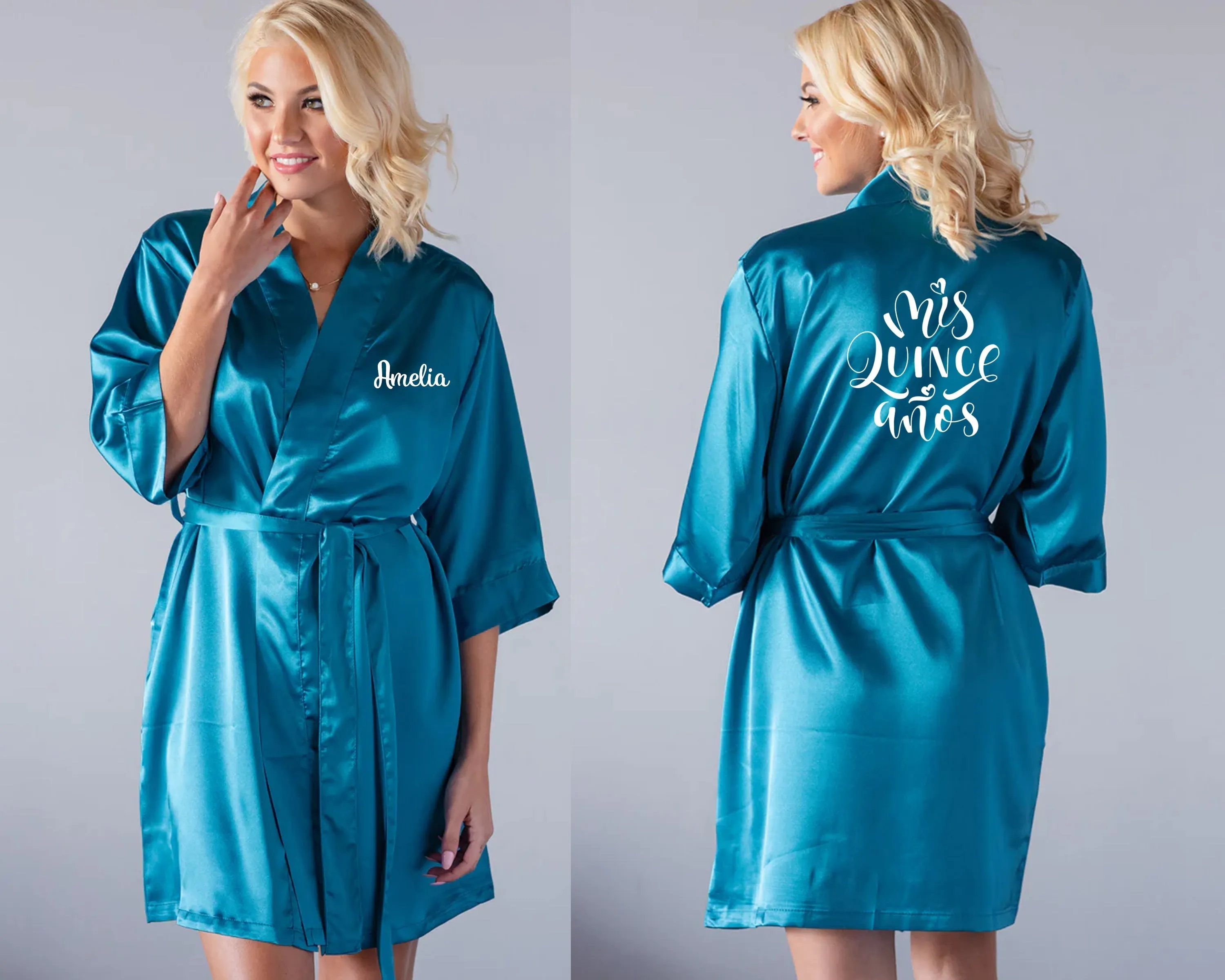 Quinceanera Satin Robes