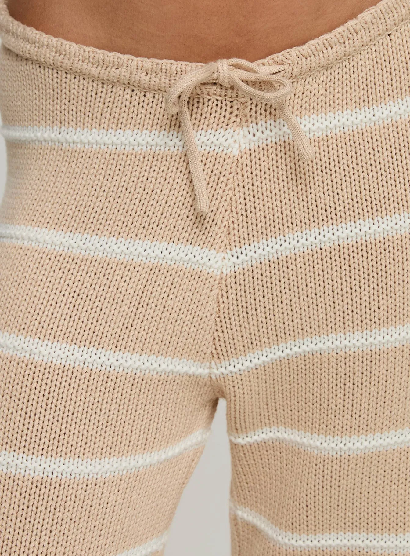 Read Your Mind Knit Pant Cream Stripe