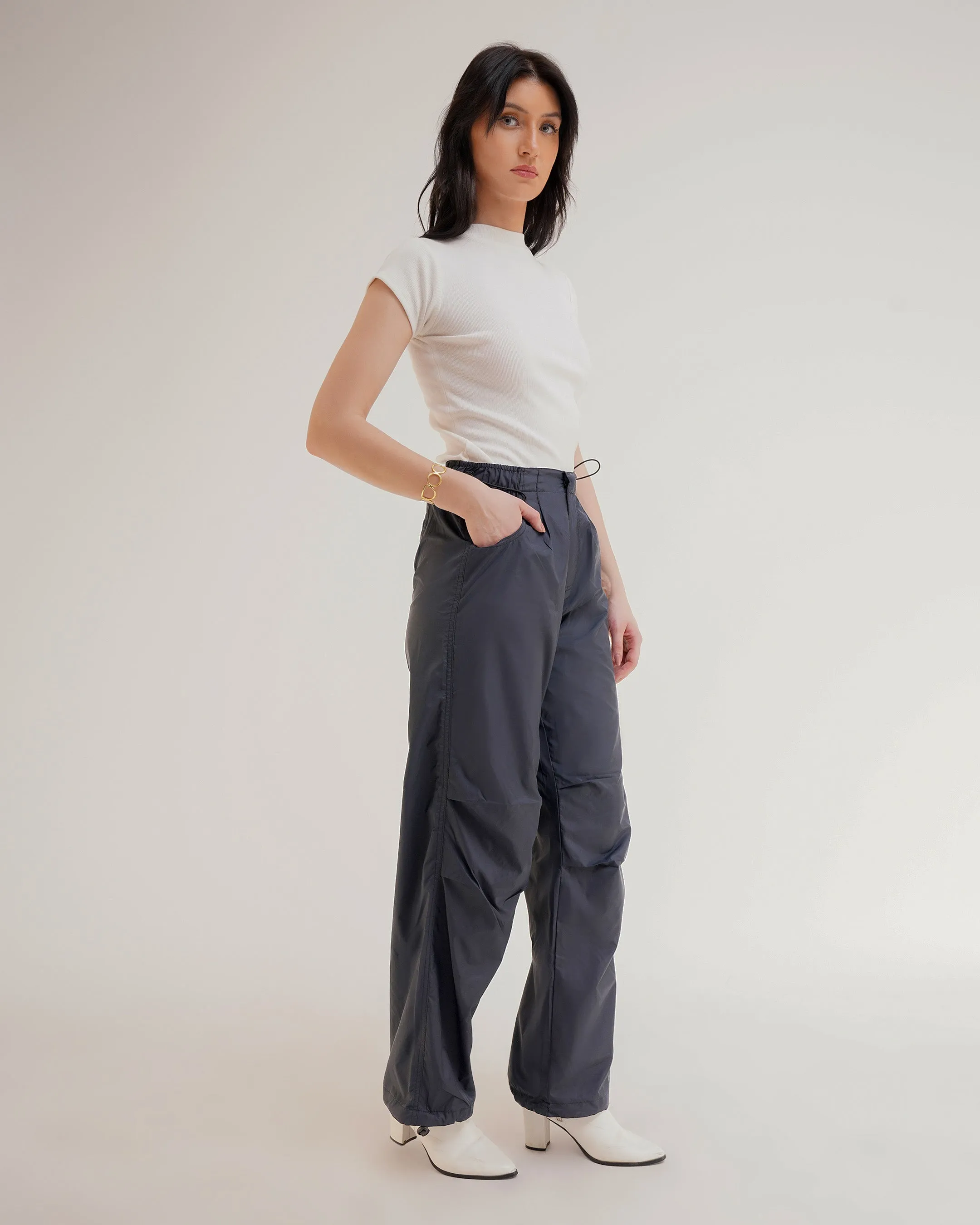 RELAXED FIT PARACHUTE PANTS