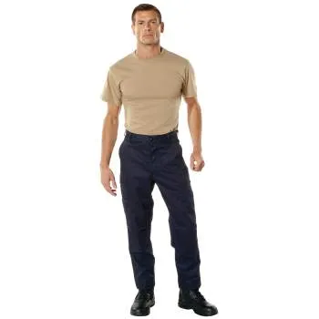 Rothco Relaxed Fit Zipper Fly BDU Pants / Black