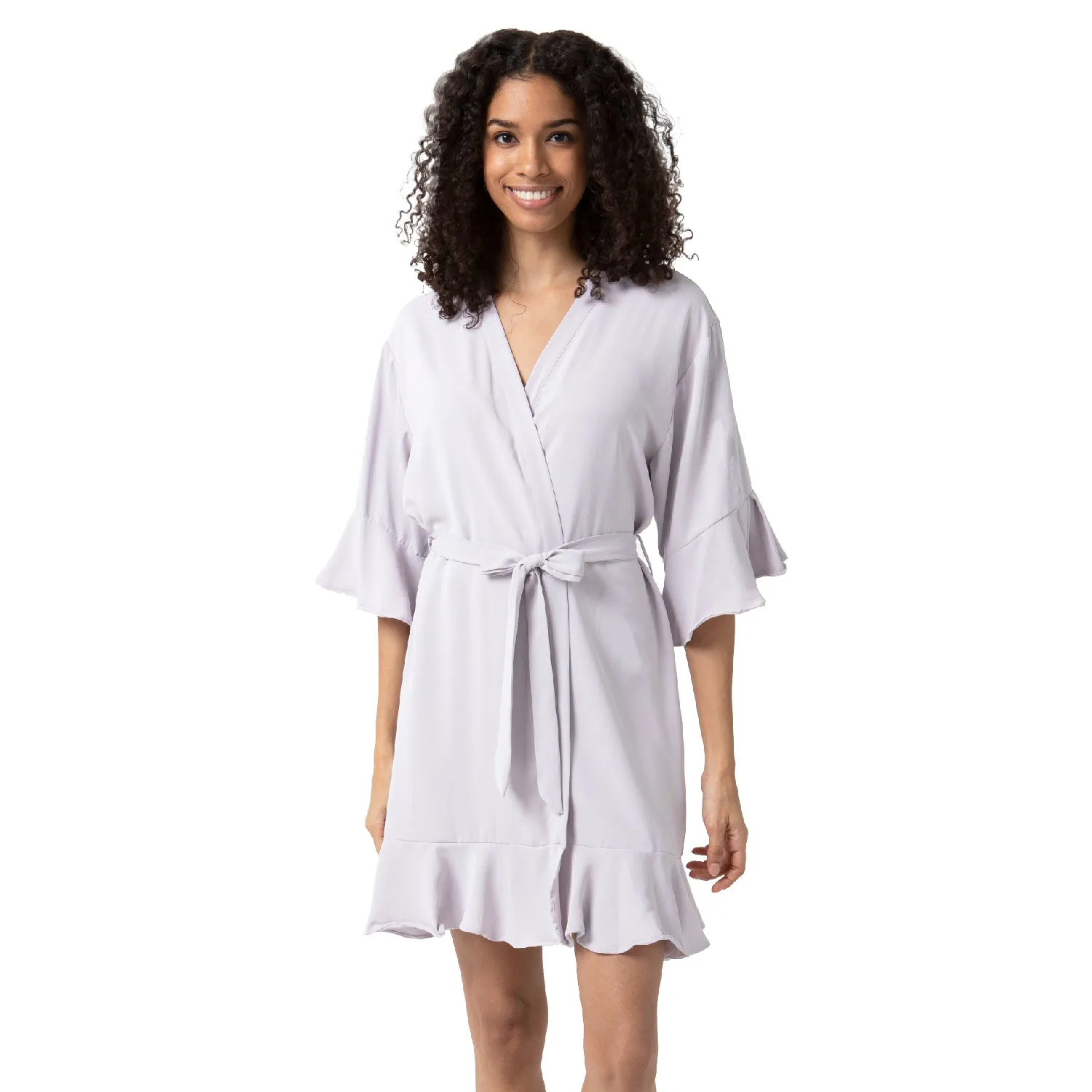 Ruffle Bridal Party Robes  - Plus