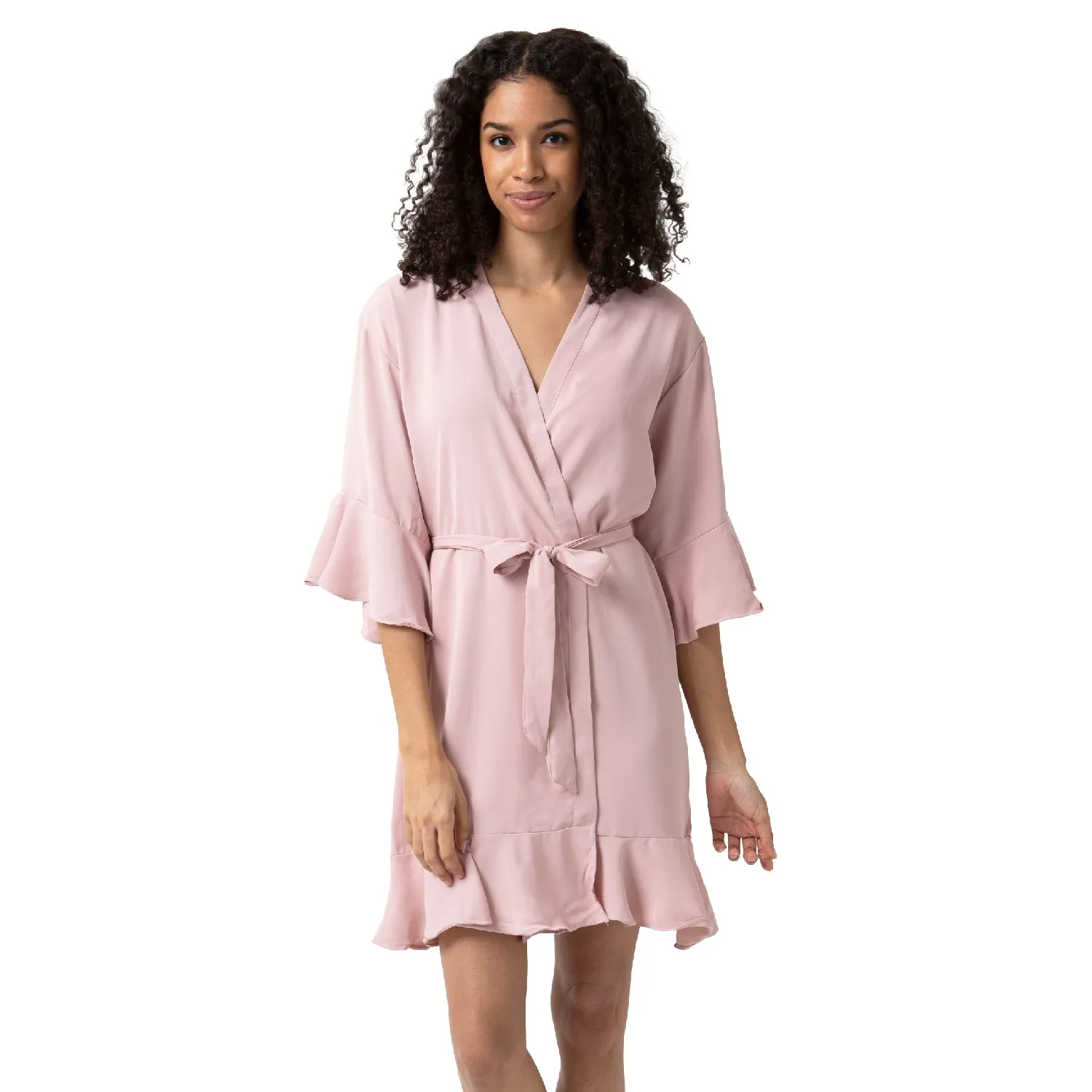 Ruffle Bridal Party Robes  - Plus