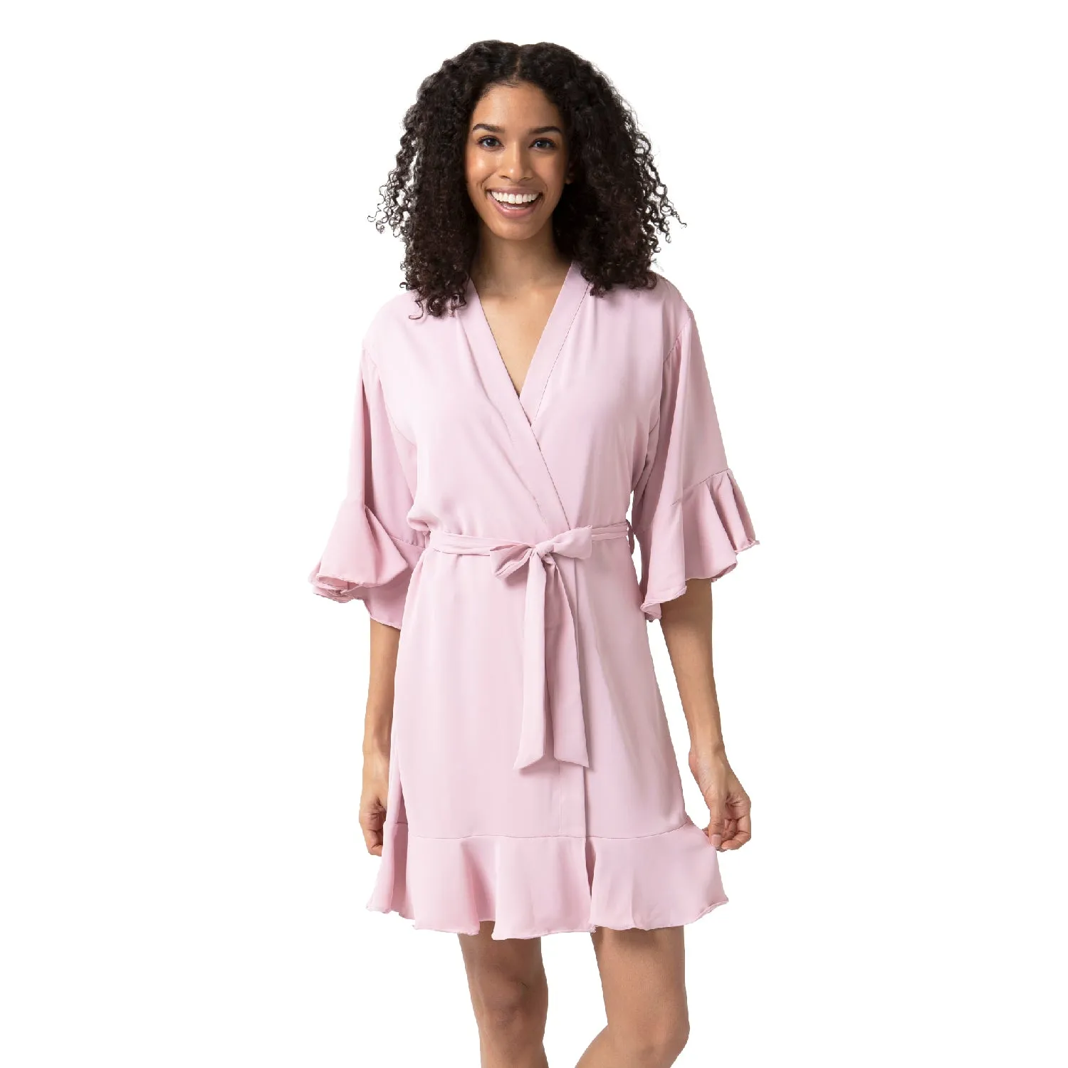 Ruffle Bridal Party Robes  - Plus