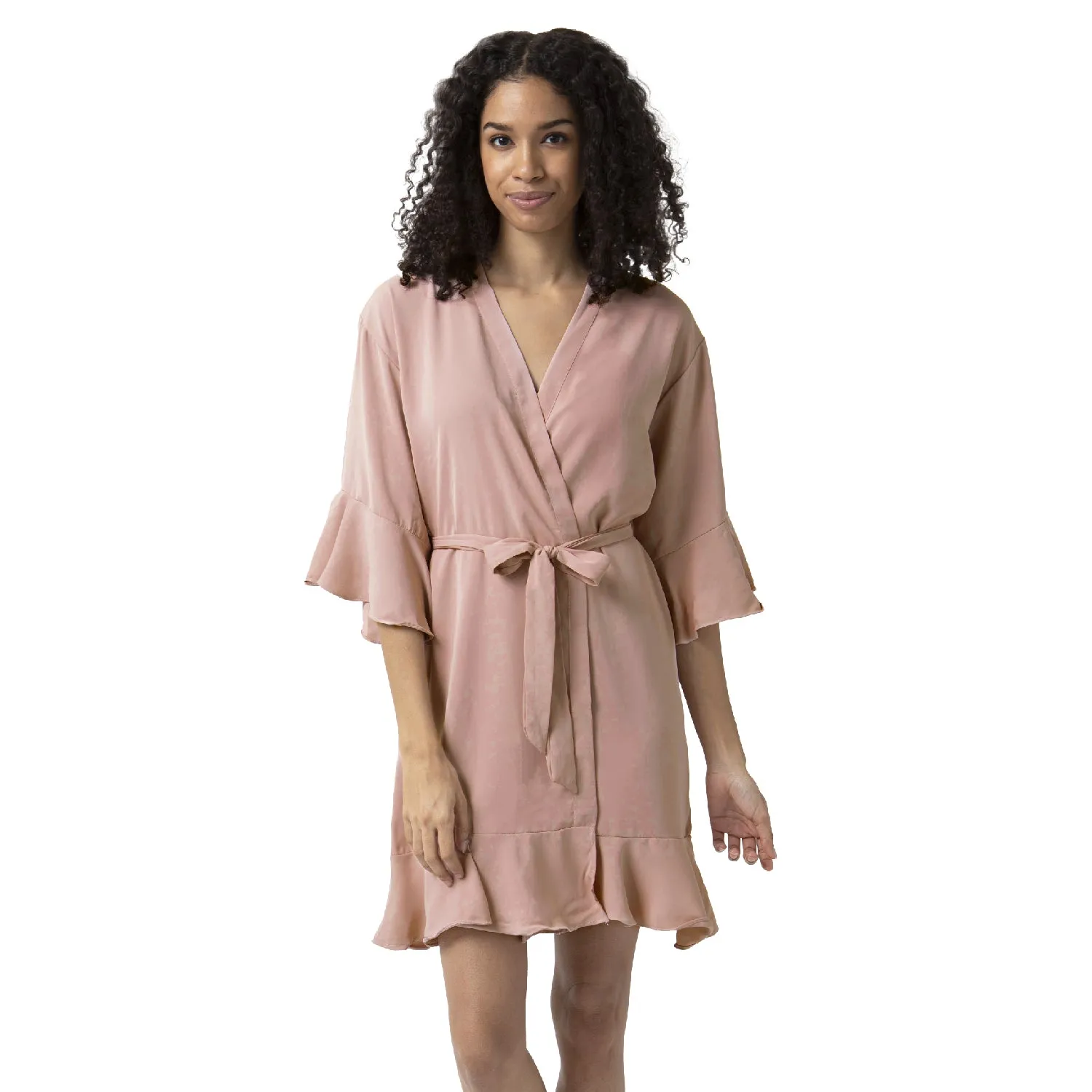 Ruffle Bridal Party Robes  - Plus