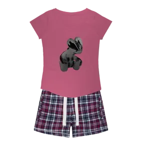 Shamrock Women's Sleepy Tee and Flannel Short