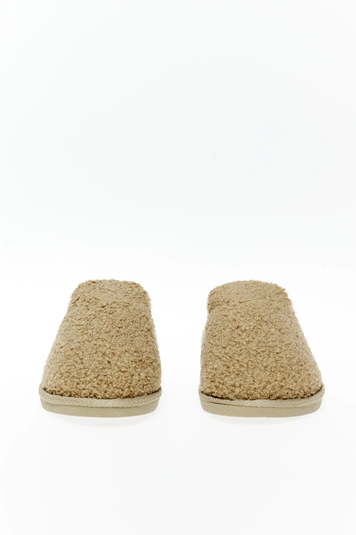 Shearling house slippers - Green