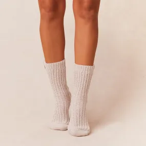 Snooze Knitted Socks - Cream