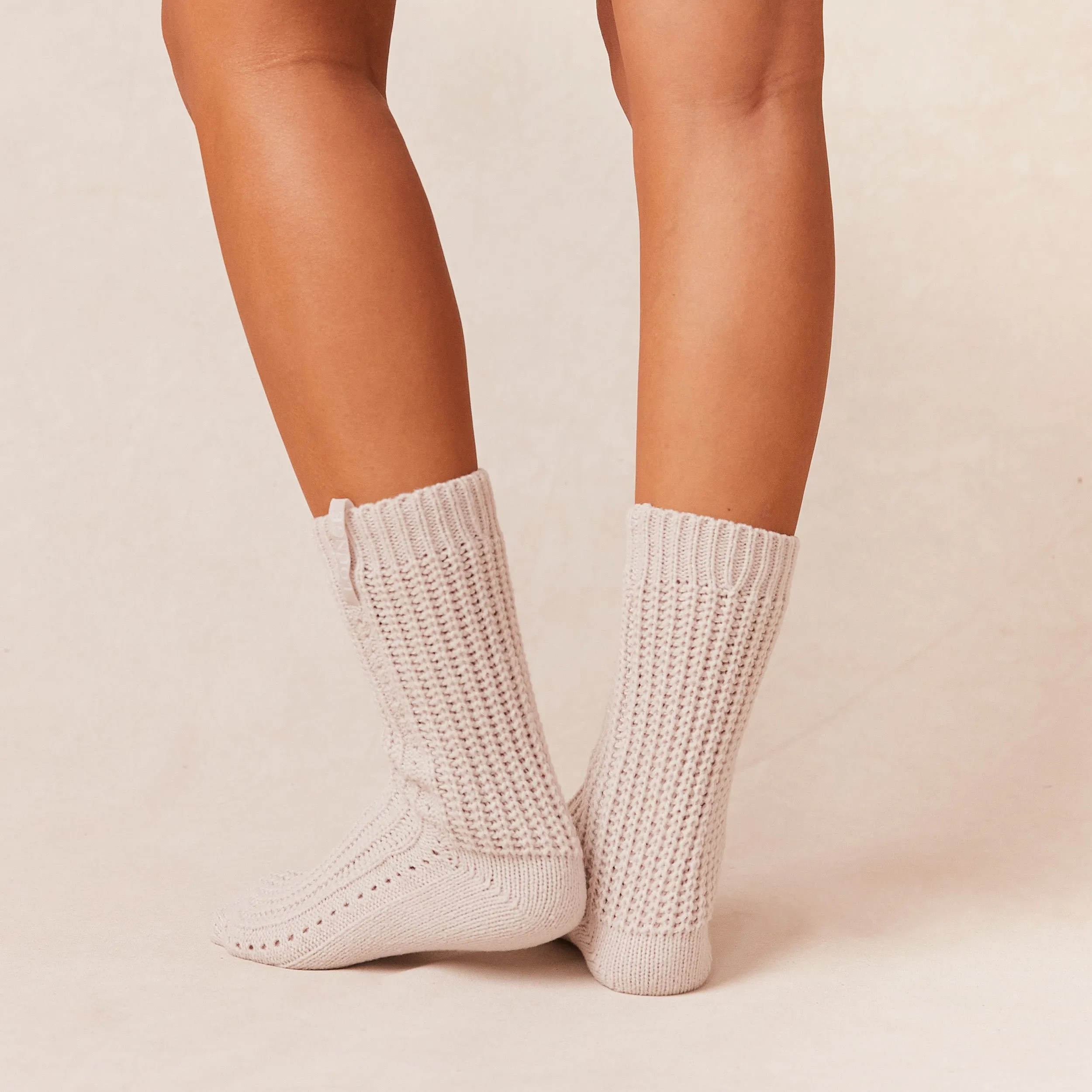 Snooze Knitted Socks - Cream