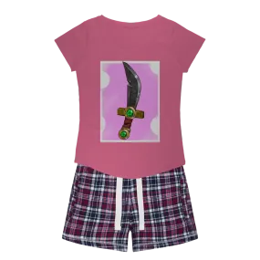 Sword Women's Sleepy Tee and Flannel Short